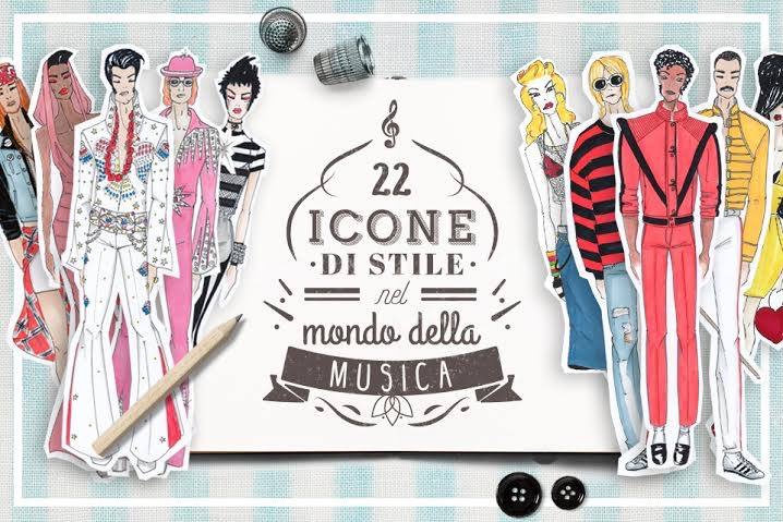 La musica è una questione di stile: 22 icone sfilano in un’infografica